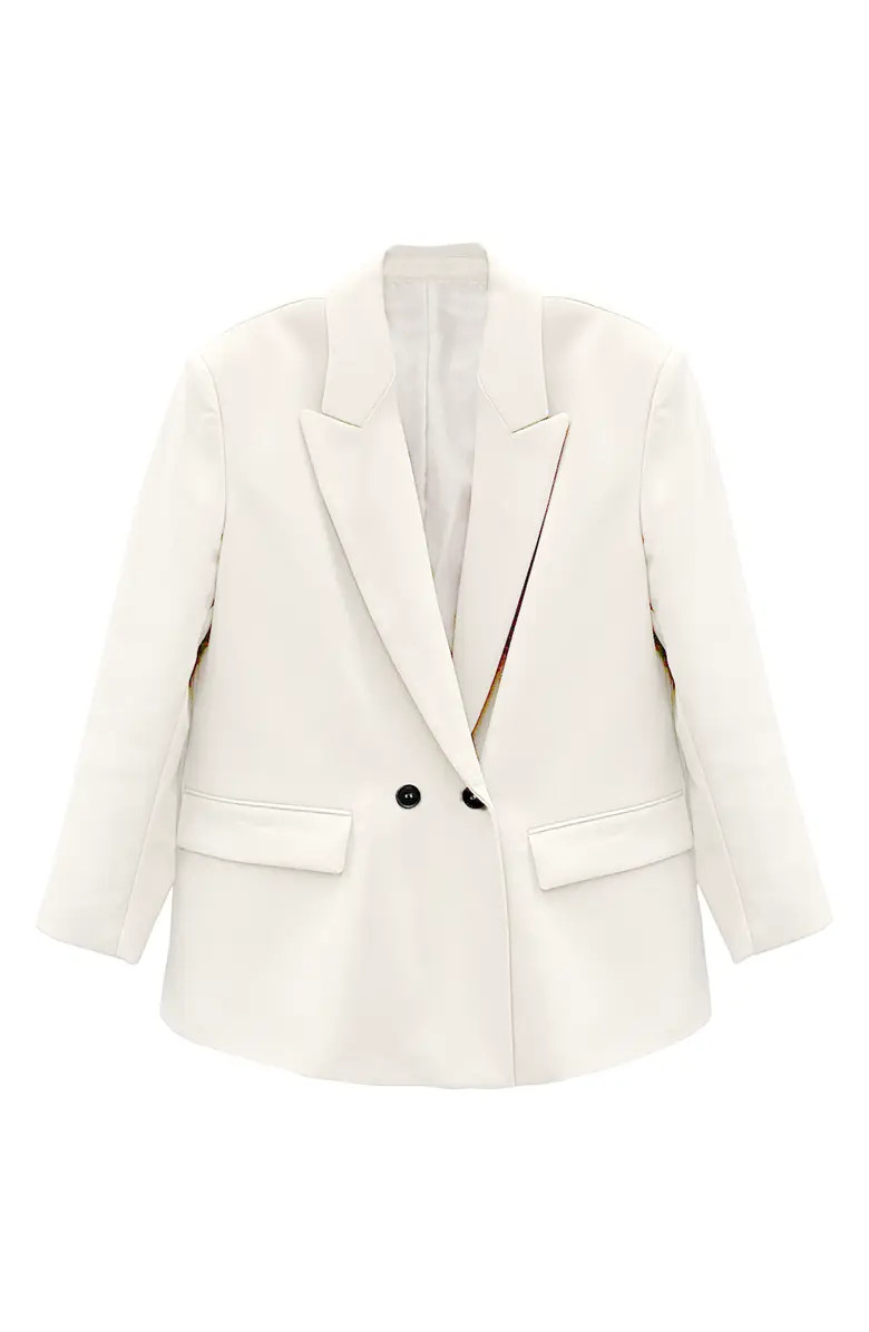 Oversize Double Breasted Peak Lapel Blazer | Nordstrom Rack