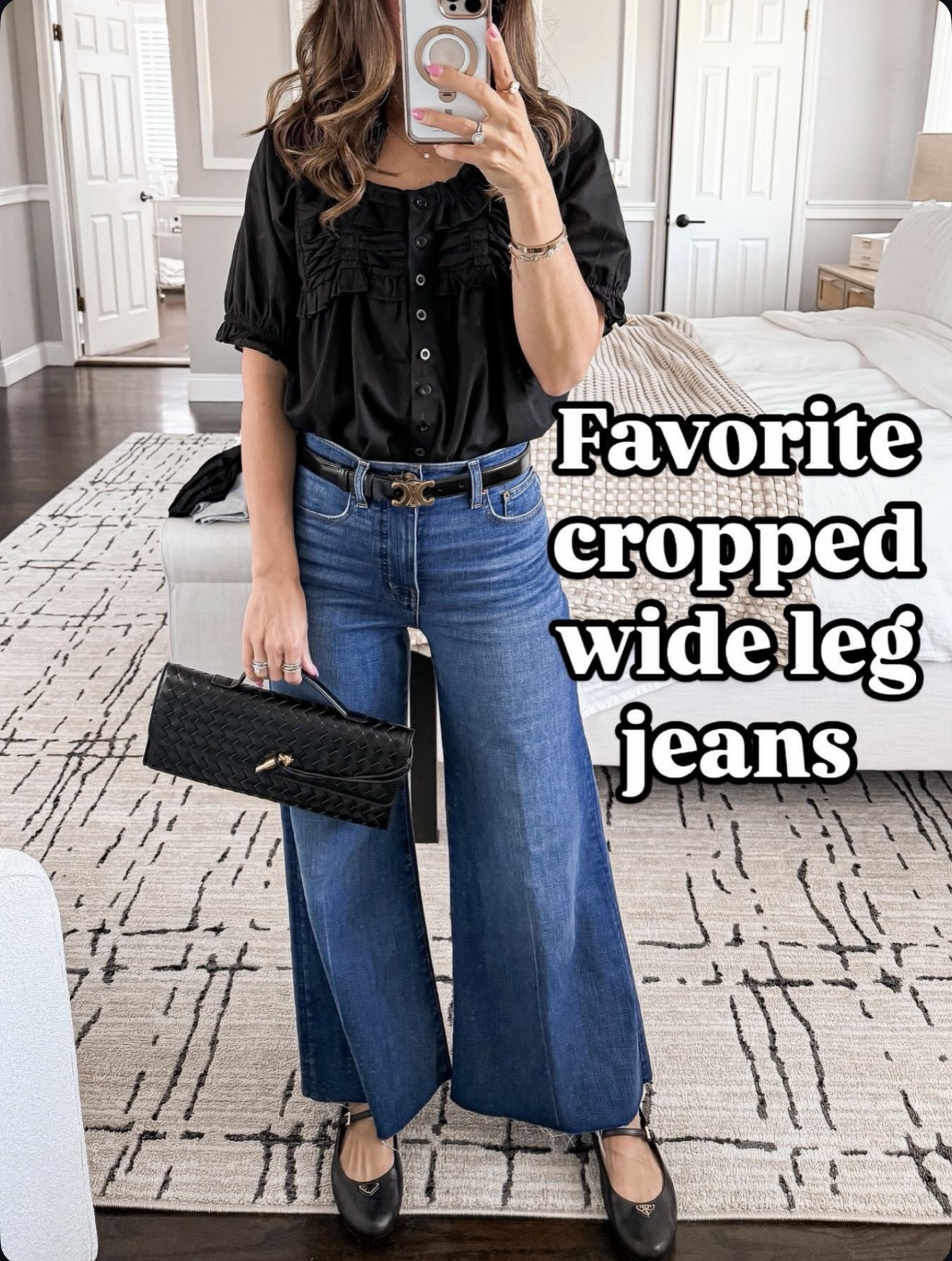 Favorite cropped wide leg jeans — perfect with flats or sneakers 👖 🔗⬇️

#LTKOver40 #LTKmomlife #LTKgrwm