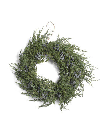 24in Berry Pine Wreath | Marshalls
