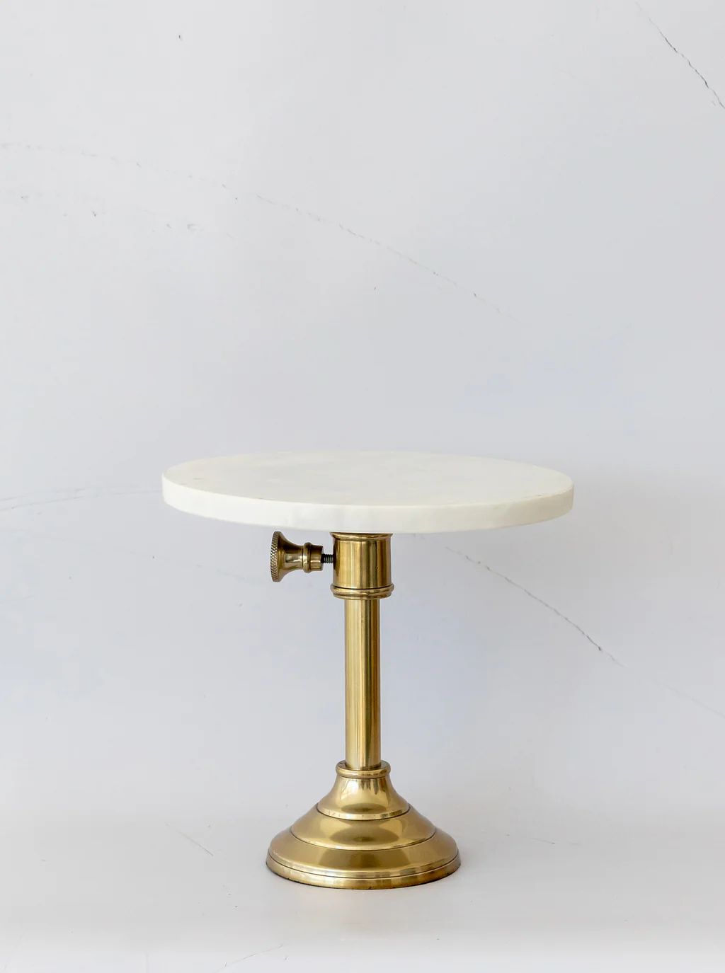 Adjustable Brass & Marble Cake Stand | House of Jade Home