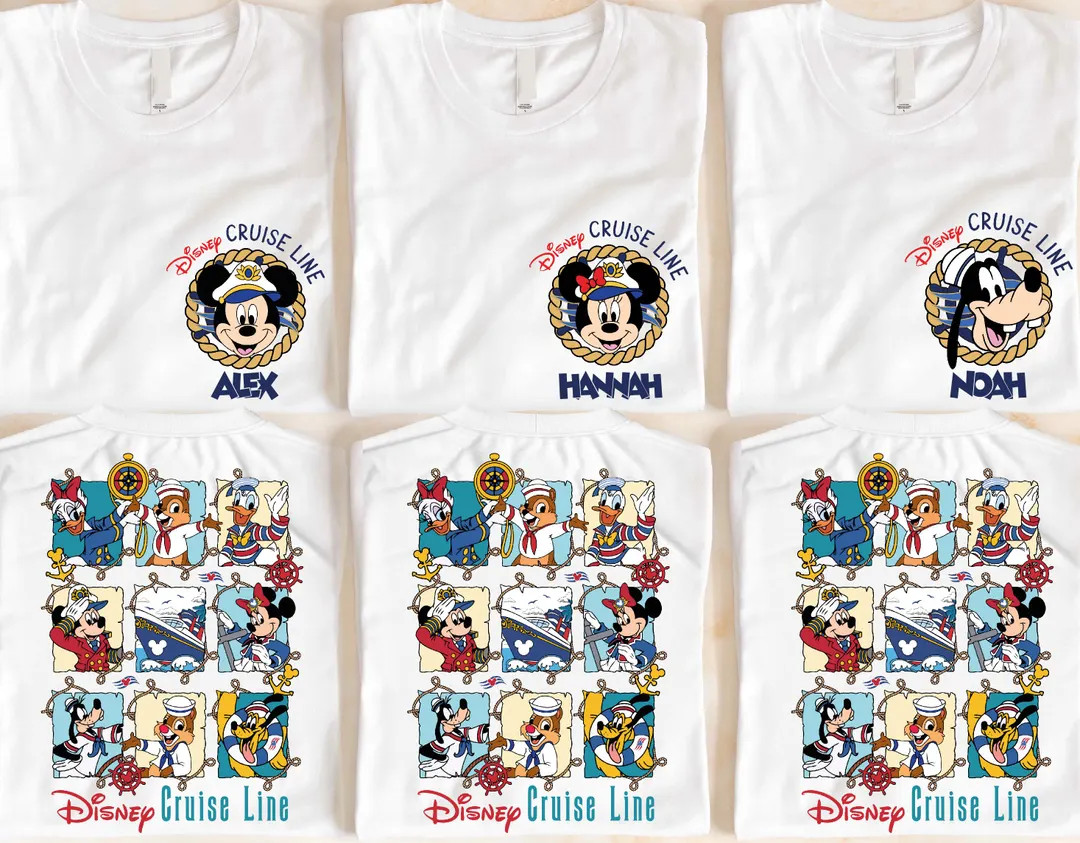 Disney Mickey And Friends Cruise Line Custom Shirts, Disney Cruise Shirt, Disney Family Trip Shir... | Etsy (Global)
