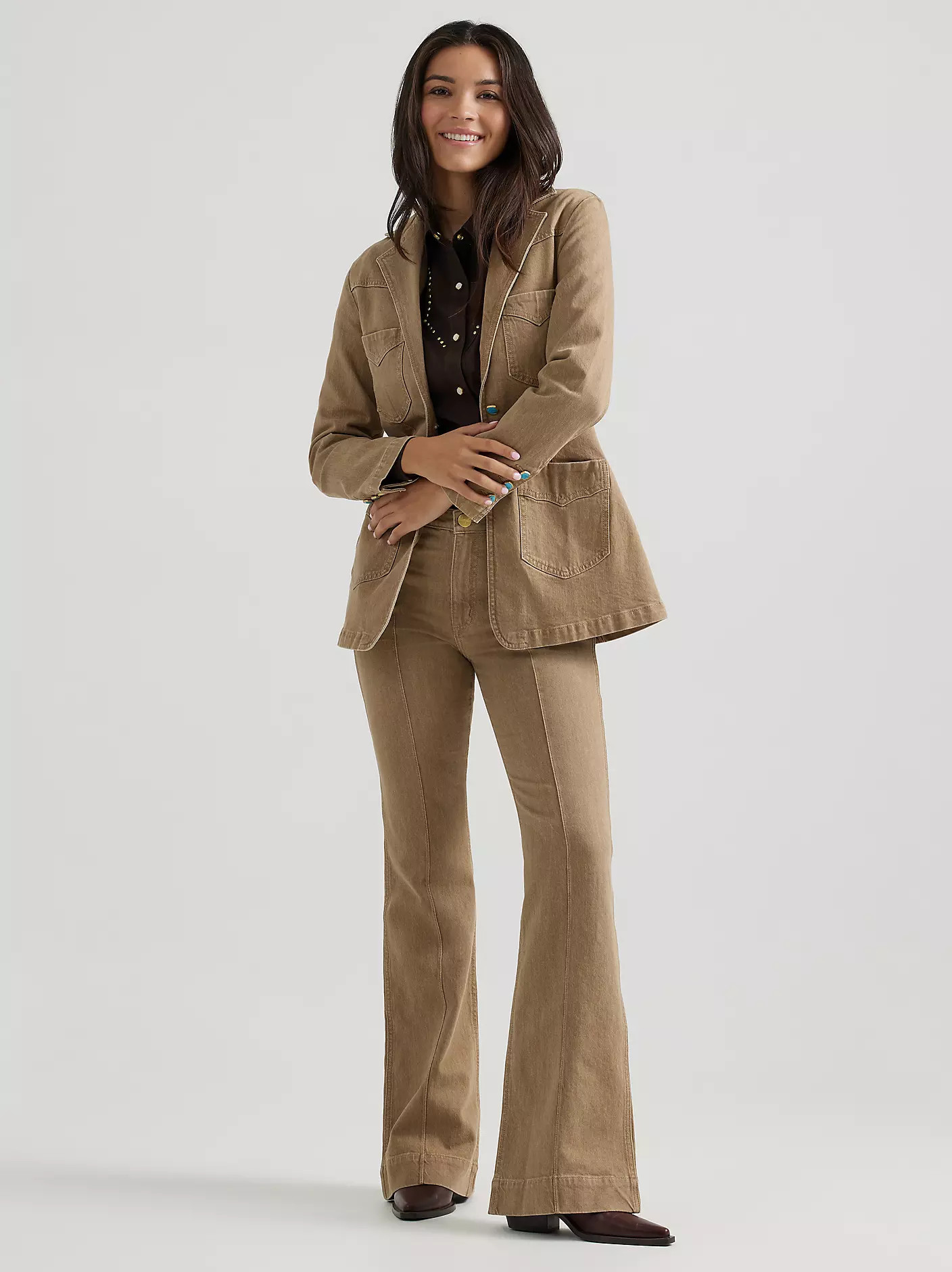 Wrangler® x Yellow Rose by Kendra Scott Fitted Blazer | Wrangler