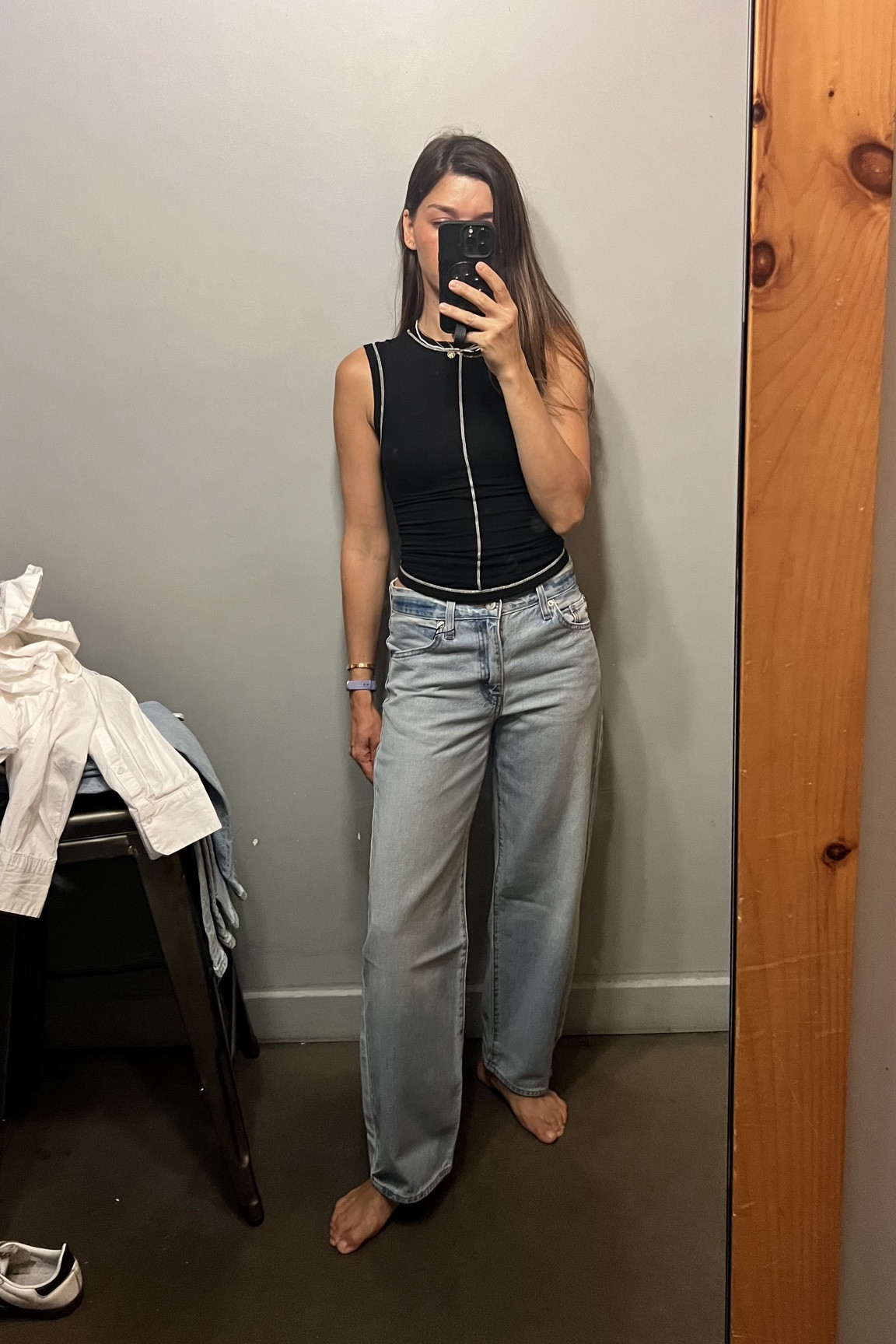 Wide leg denim I am wearing all the time, Levi’s jeans 

#LTKStyleTip #LTKFallSale