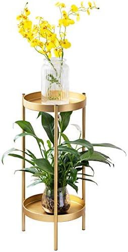 FUNME Tall Plant Stand Metal Plant Stand Potted Plant Stand Indoor 2 Tier Plant Stand Display She... | Amazon (CA)