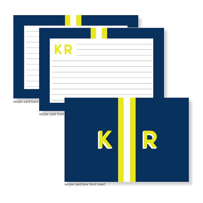 Recipe Box, Printed | Mark and Graham