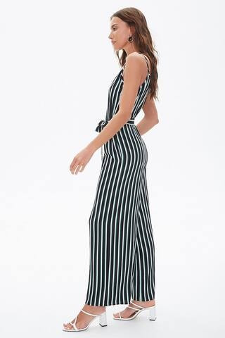 Belted Striped Jumpsuit | Forever 21 (US)