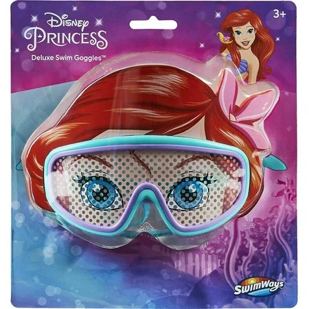 Disney Princess Ariel Goggles Swimways Little Mermaid Mask Kid s Deluxe Swim NEW | Walmart (US)