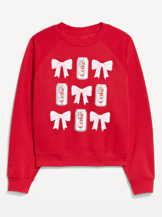 Diet Coke® Oversized Raglan Sweatshirt | Old Navy (US)
