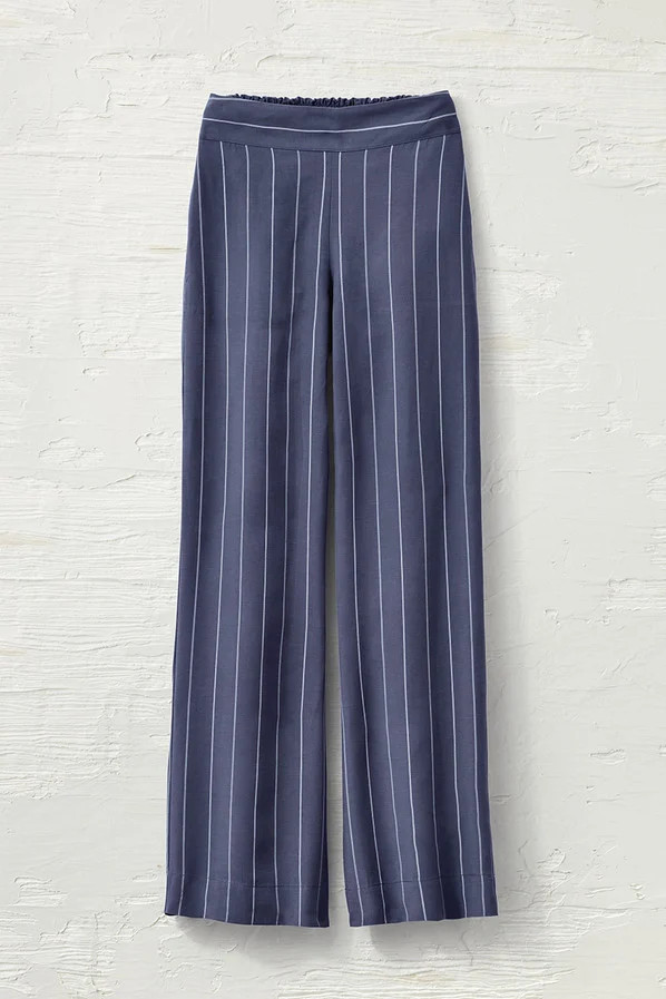 Liana Striped Wide-Leg Pants | Coldwater Creek