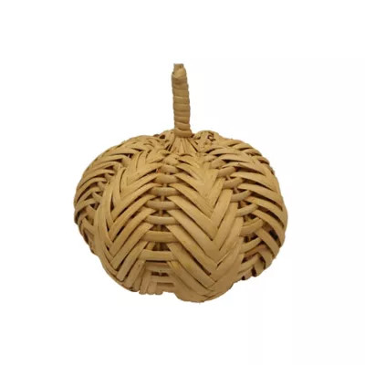 Bee & Willow™ Small Rattan Pumpkin | Bed Bath & Beyond | Bed Bath & Beyond