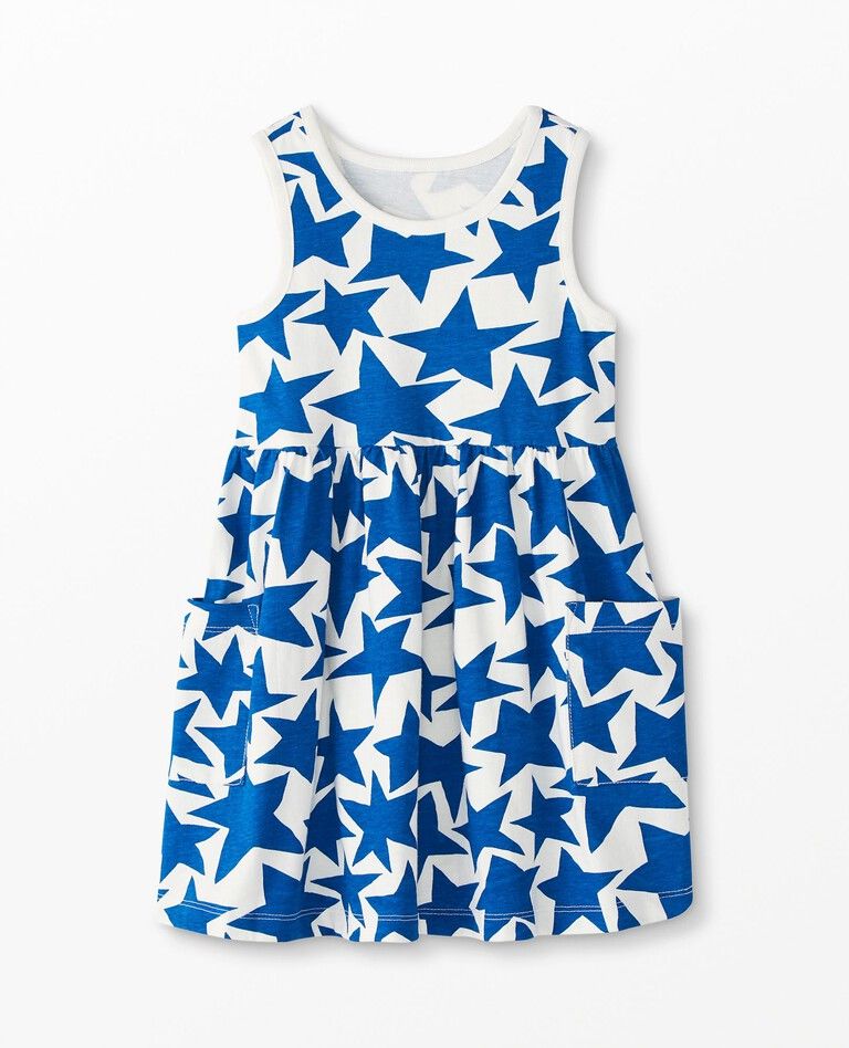 Sleeveless Print Pocket Dress | Hanna Andersson