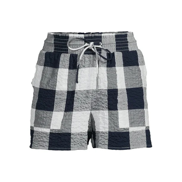 Time and Tru Women's Gingham Shorts | Walmart (US)