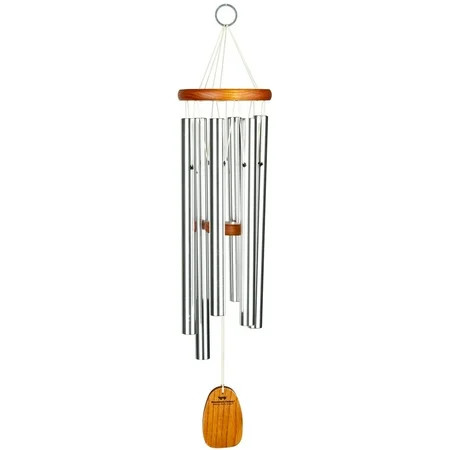 Woodstock Wind Chimes Signature Collection, Amazing Grace Chime, Medium 24'' Silver Wind Chime AGMS | Walmart (US)