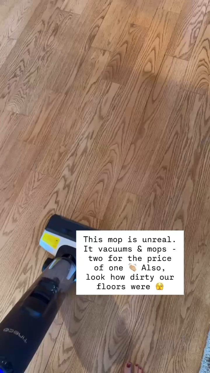 This mop is so cool! It vacuums and mops, and as you can tell, it truly does get all the dirt!

Loverly Grey, home finds, vacuum, mop, cleaning products 

 #LTKHome
