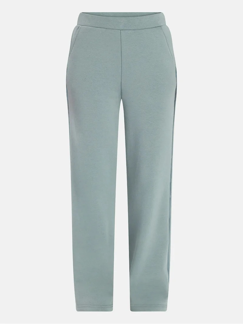 Avia Women's and Women's Plus Fleece Sweatpants with Satin Trim, Sizes XS-4X - Walmart.com | Walmart (US)