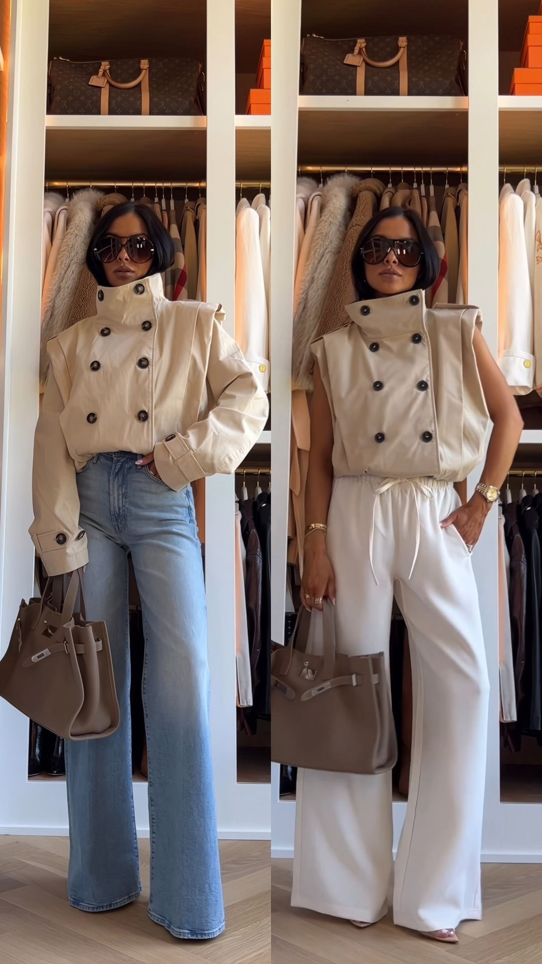Zara pieces I loved so much I bought them twice 
Zara cropped trench 
Zara sleeveless trench

#LTKOver40 #LTKmomlife #LTKootd