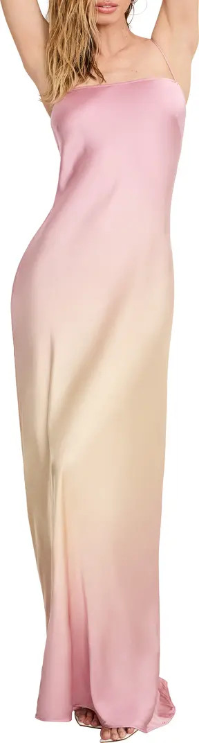 Good American Satin Maxi Slipdress | Nordstrom | Nordstrom