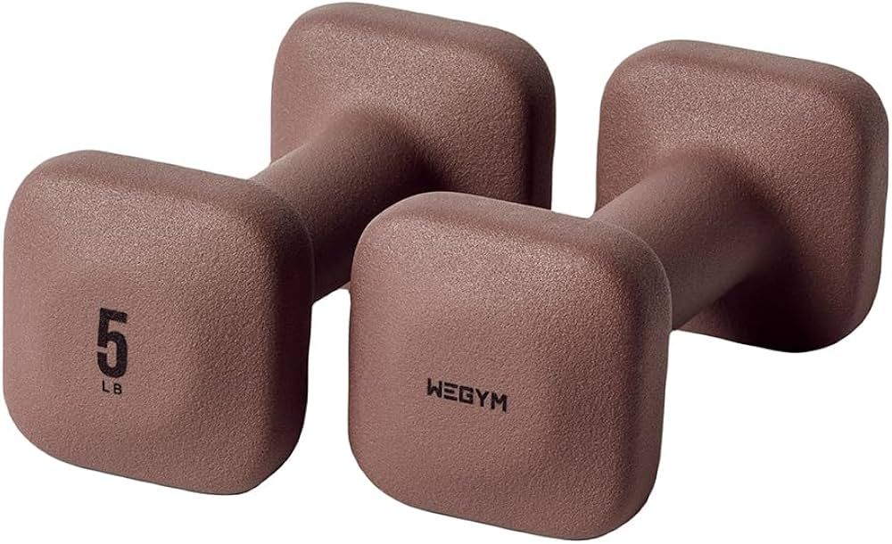 SafeGrip Dumbbells with Anti-Slip, Thick Handles and Flat, Sturdy Sides for Secure Workouts at Ho... | Amazon (US)