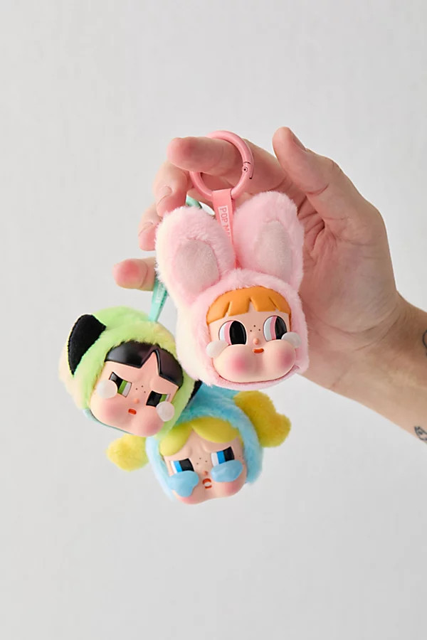 POP MART CRYBABY X Powerpuff Girls Series Blind Box Plushie Keychain in Powerpuff Girls at Urban Outfitters | Urban Outfitters (US and RoW)
