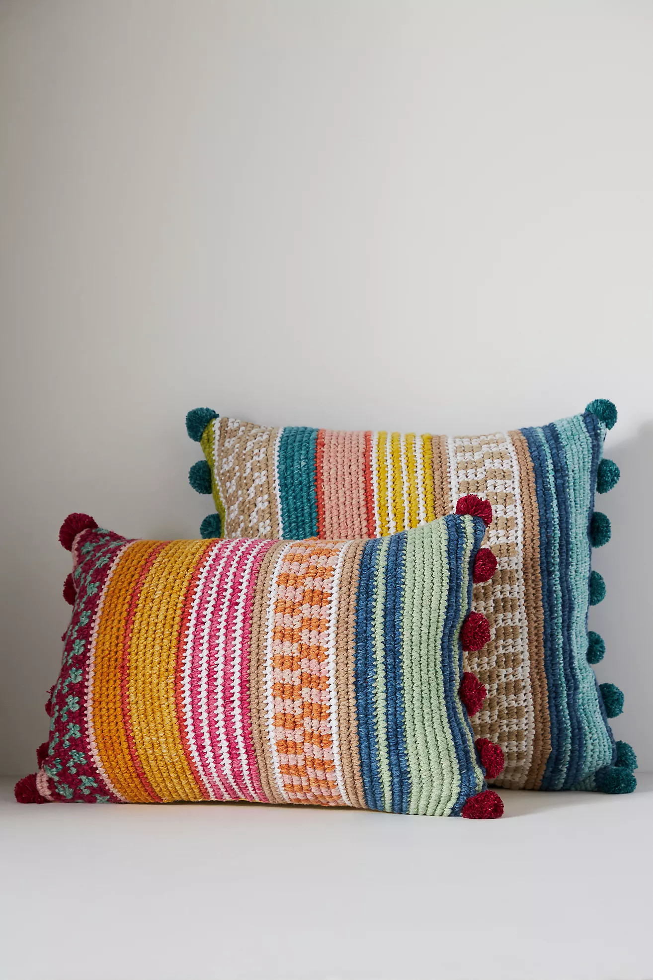 Woven Fabiana Indoor/Outdoor Pillow | Anthropologie (US)
