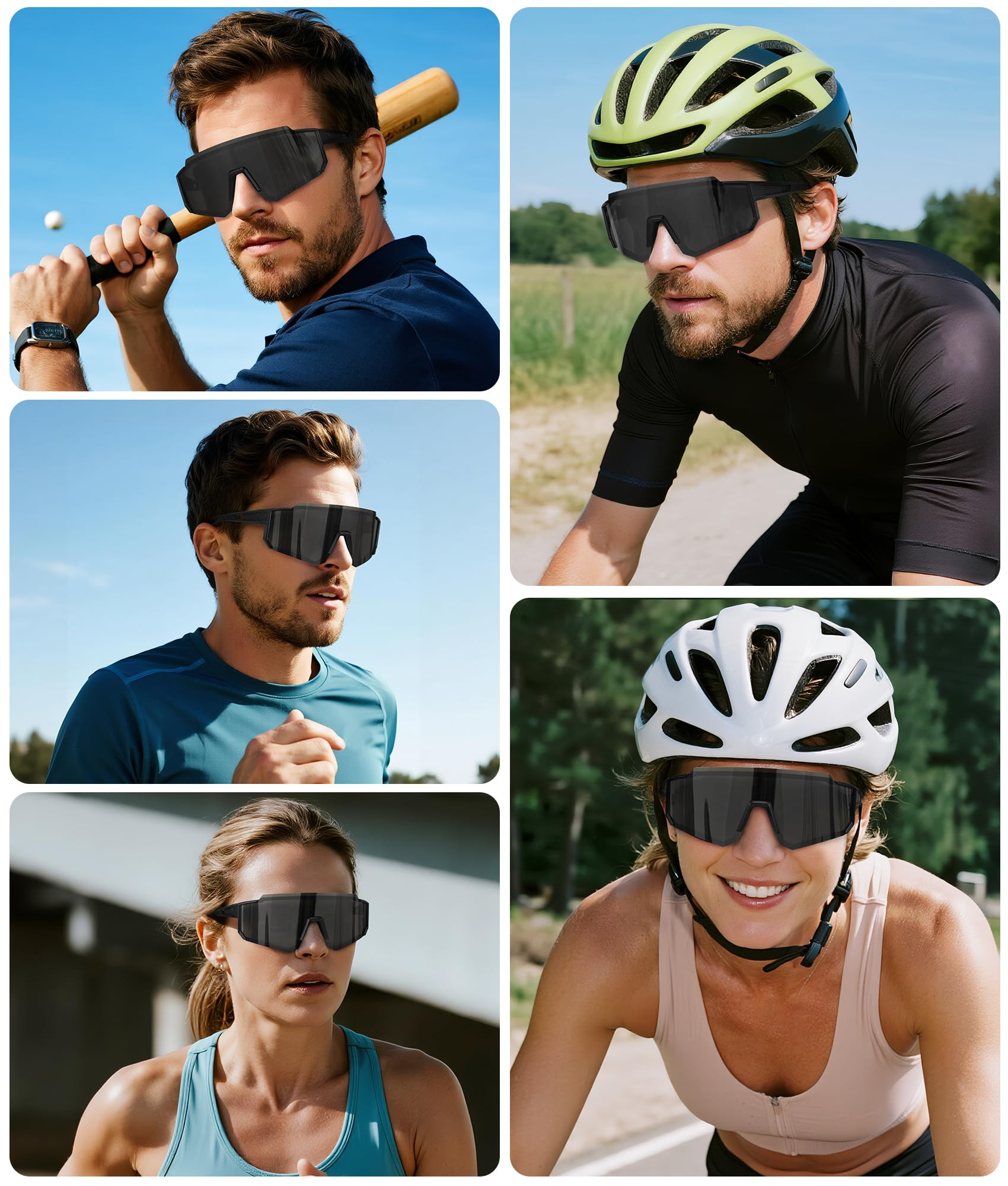 STORYCOAST Polarized Sports Sunglasses for Men Women,Driving Fishing Cycling Mountain Bike Sungla... | Amazon (US)