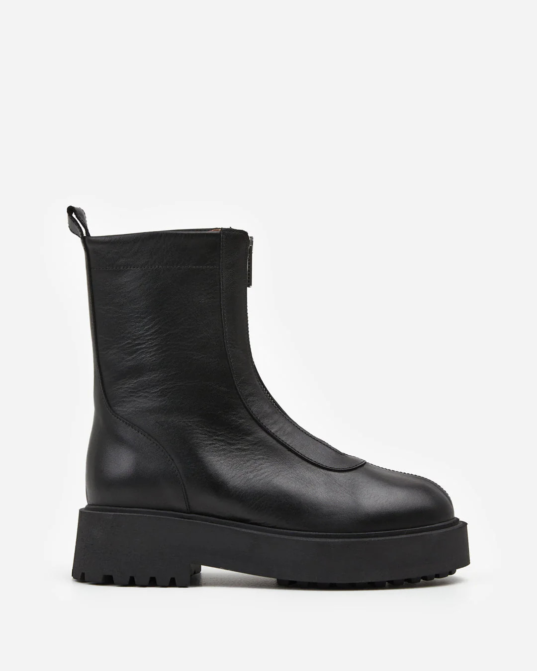 Alma Leather Black Boot | Flattered