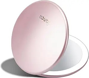 Fancii LED Lighted Travel Makeup Mirror, Rechargeable with 10x/1x Magnifying & 3 Light Settings -... | Amazon (US)