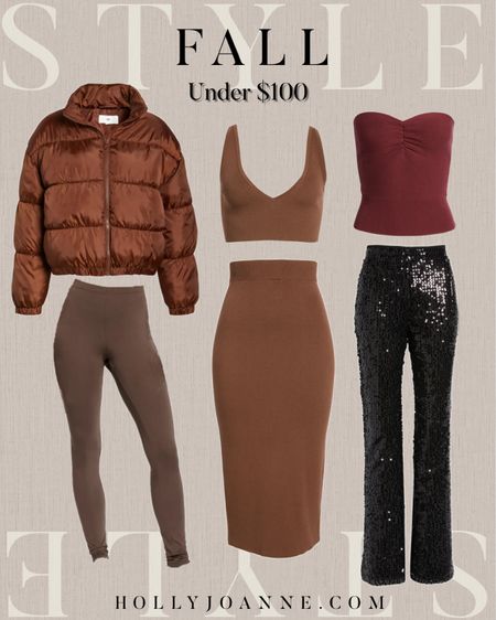 Fall Fashion under $100 from Nordstrom, BP Puffer Jacket, Open Edit Knits, Splendid Leggings, Thanksgiving/Holiday Outfit Ideas, Neutral Style, #HollyJoAnneW

#LTKunder50 #LTKSeasonal #LTKunder100