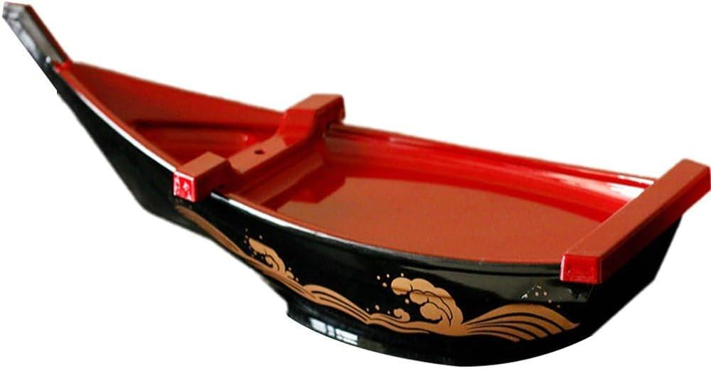 Sushi Boat Serving Tray, Sushi Plate for Restaurant or Home, Large Size Sushi Tray Serving Boat P... | Amazon (US)