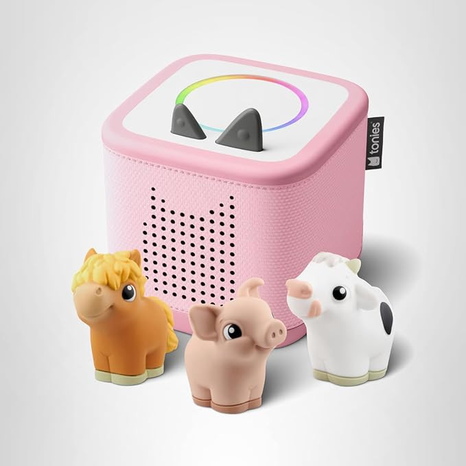 Toniebox 2 My First Farm Bundle for Kids 1+ with Soft and Squeezable Cow, Horse, and Pig - Cloud ... | Amazon (US)