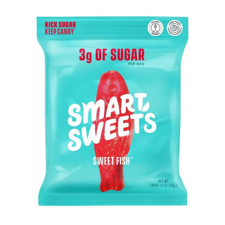 SmartSweets Valentine's Sweet Fish Soft and Chewy Candy - 1.8oz | Target