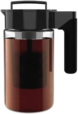 Takeya Glass Cold Brew Coffee Maker for Iced Coffee, Airtight Pitcher, Premium Quality, 1 Quart, ... | Amazon (US)