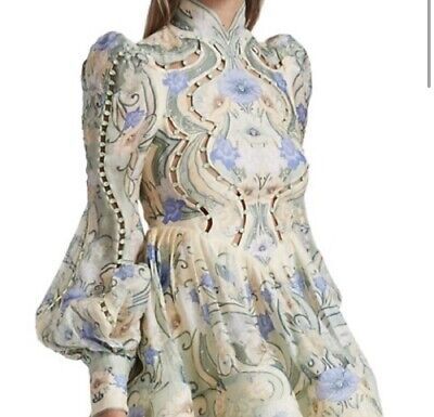 Zimmermann rhythm poppy dress, size 0 | eBay US