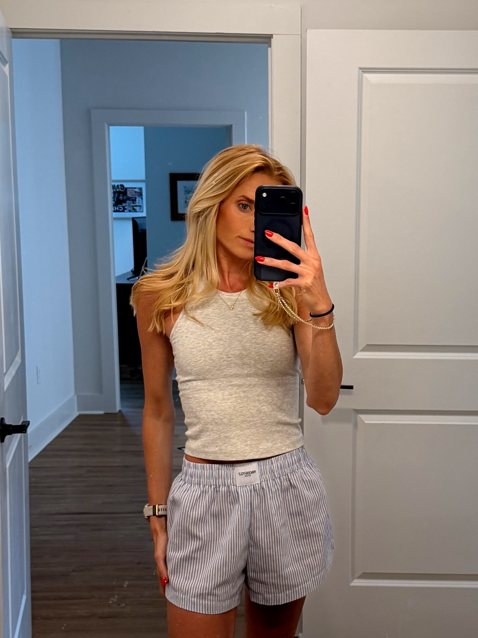 officially in taper & welcoming our lounge era ☁️ 😌 living in these comfies (this would make for a super cute pajama set for a date night in) 🍿

#LTKselfcare #LTKdayinmylife #LTKootd