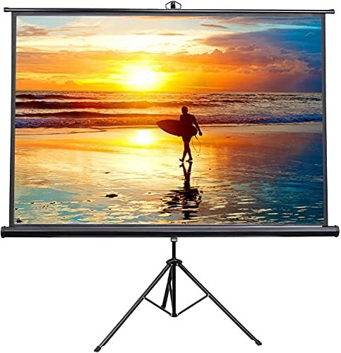 VIVO 100" Portable Indoor Outdoor Projector Screen, 100 Inch Diagonal Projection HD 4:3 Projection P | Amazon (US)