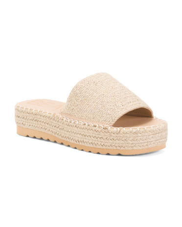 Jute Platform Sandals | TJ Maxx