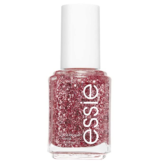 essie Nail Polish, Glossy Shine Finish, A Cut Above, Pink Glitter, 0.46 Ounce | Amazon (US)