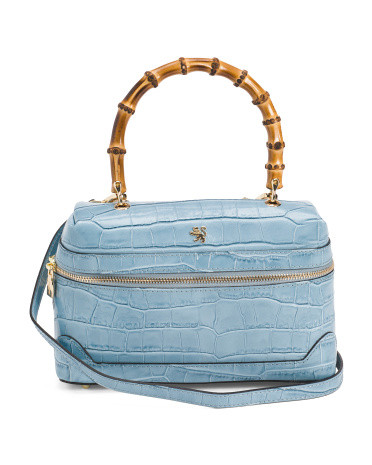 Made In Italy Leather Crocodile Vanity Case | Handbags | Marshalls | Marshalls