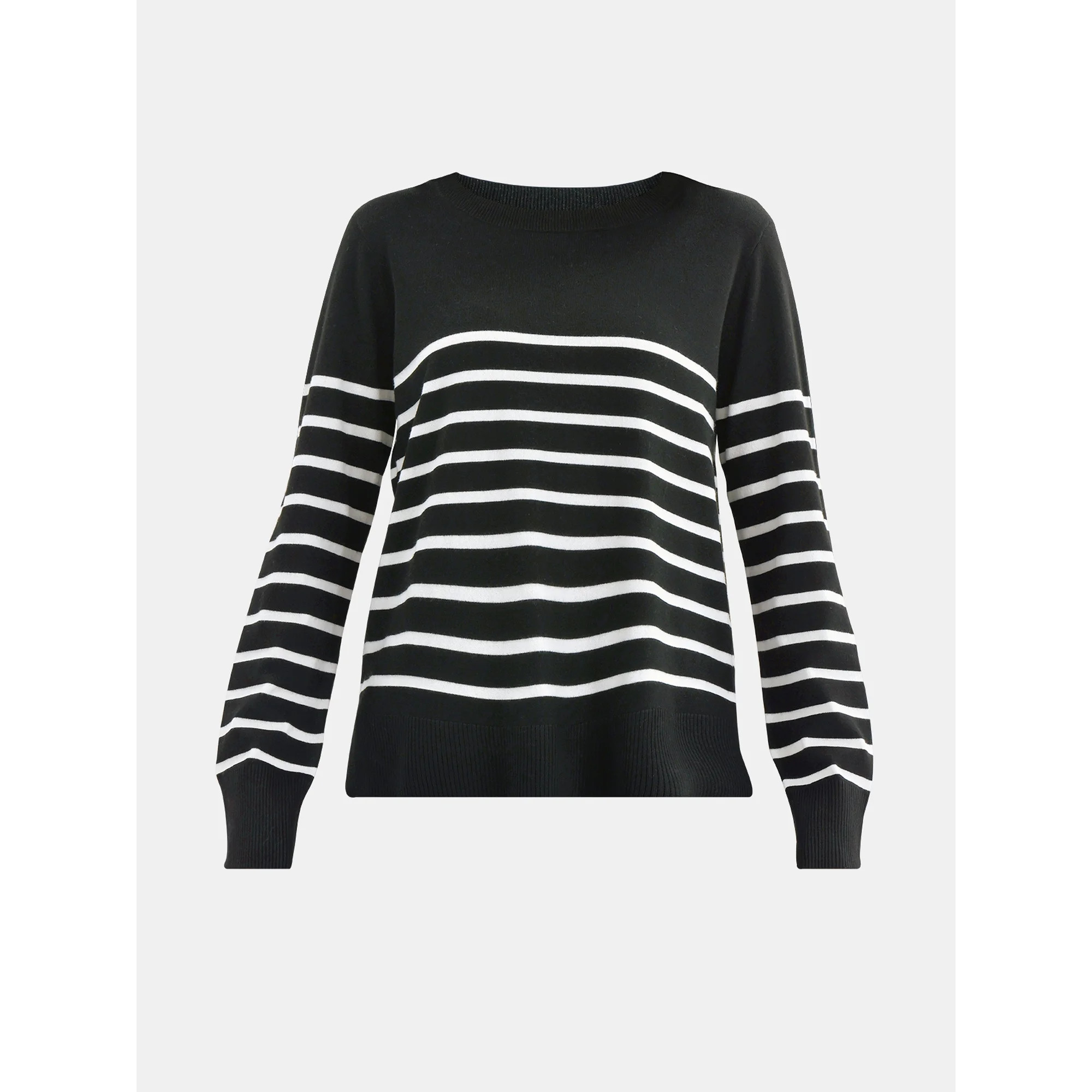 Time and Tru Women’s Fine Gauge Pullover Sweater, Size XS-3XL - Walmart.com | Walmart (US)