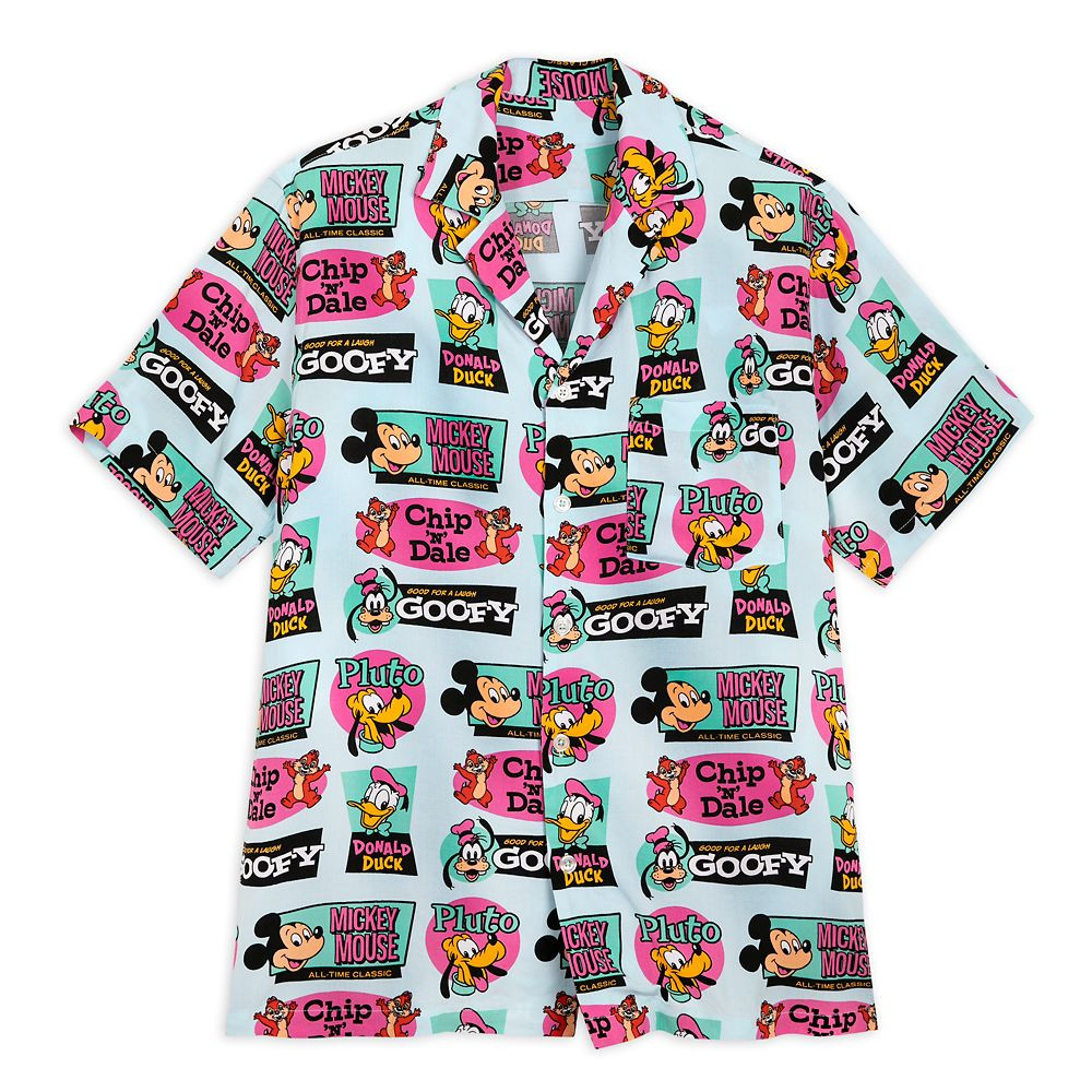Mickey Mouse and Friends Woven Shirt for Men | Disney Store