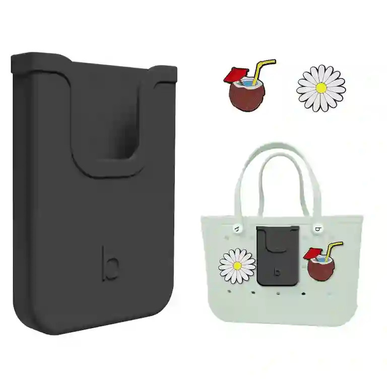 Silicone Phone Holder Compatible with Bogg Bag, Soft Silicone Charm Insert Accessories and Attach... | Walmart (US)