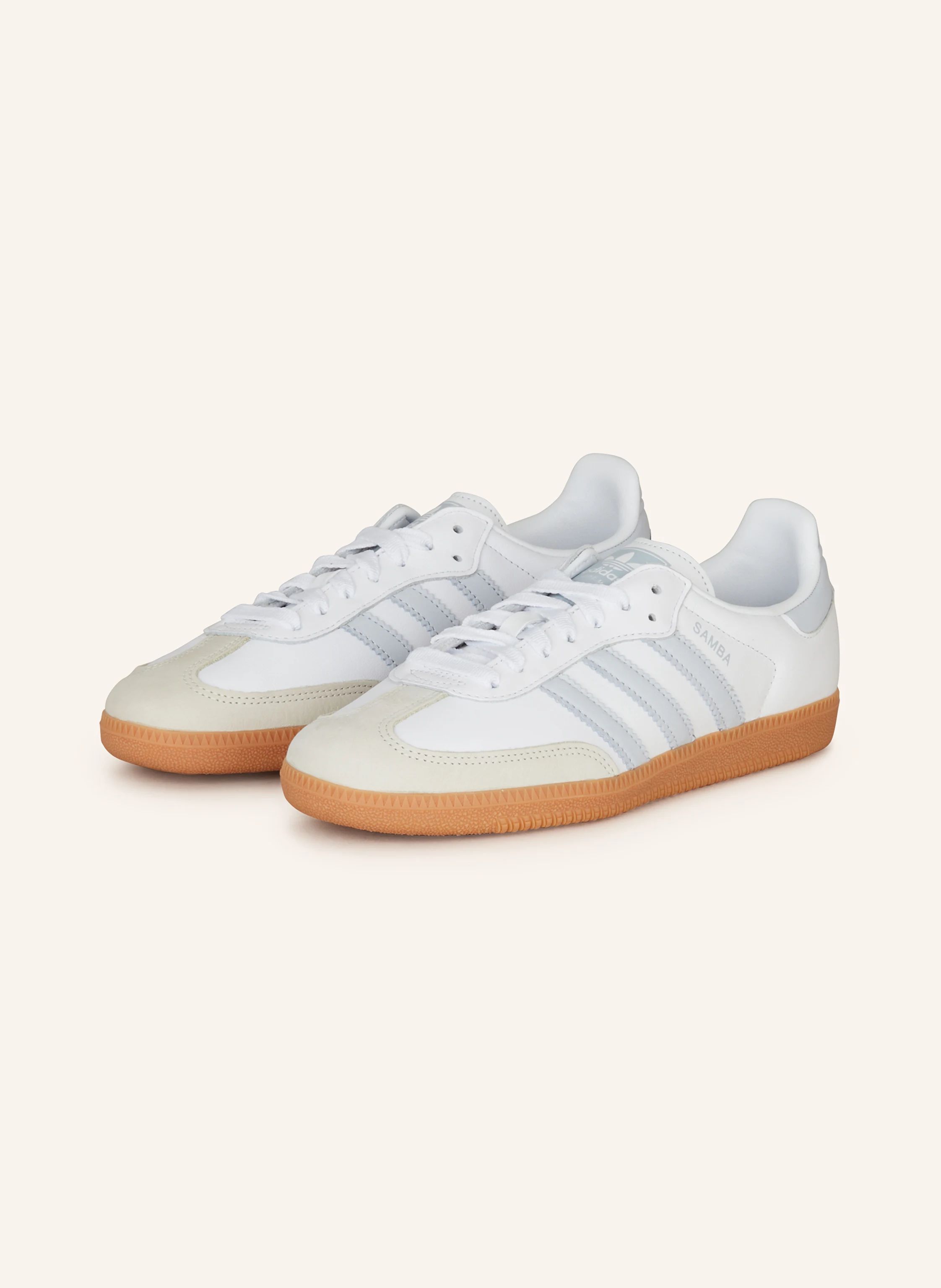 adidas Originals Sneaker SAMBA OG in weiss/ hellblau | Breuninger (DACH)