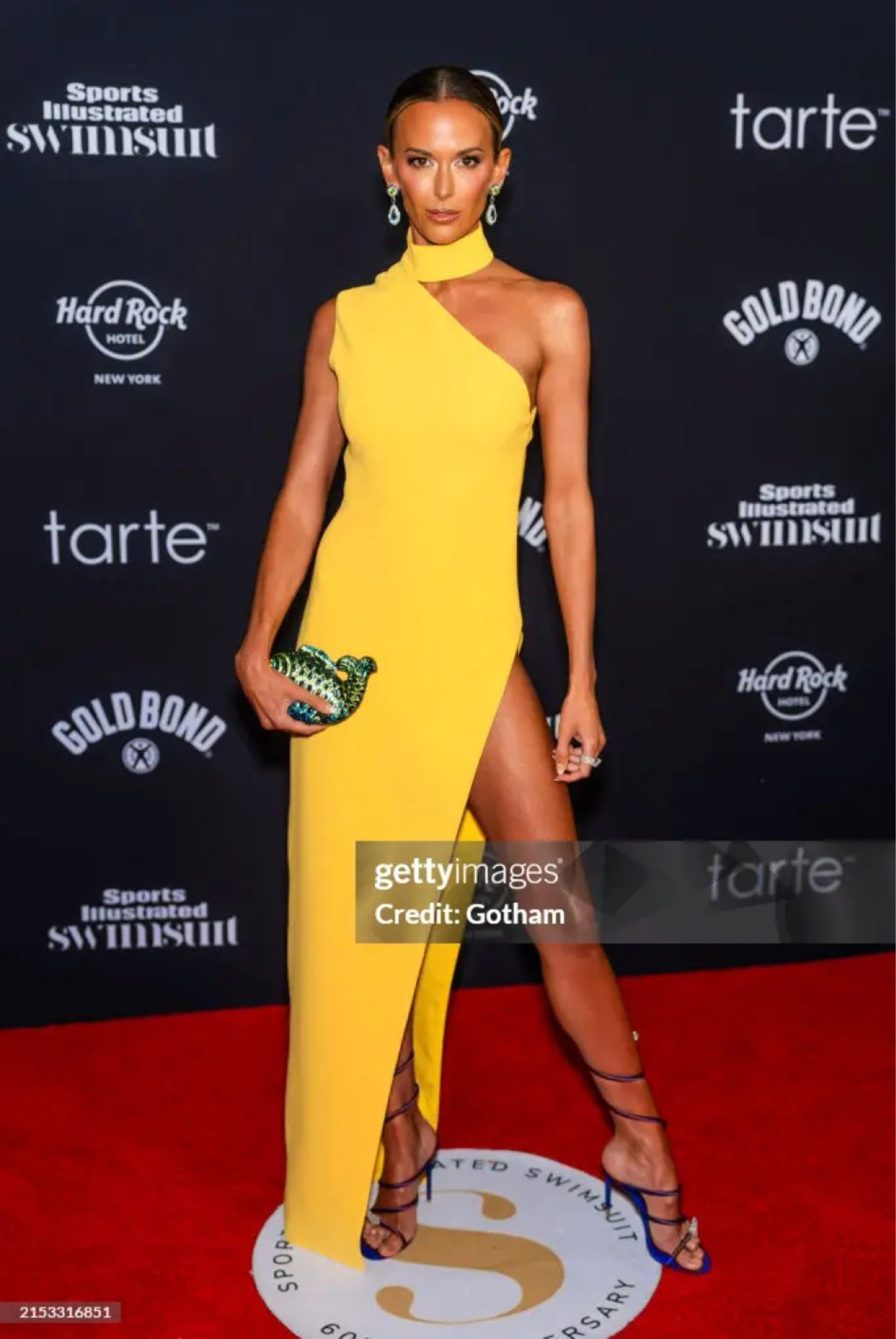 Red carpet look for SI Swim launch