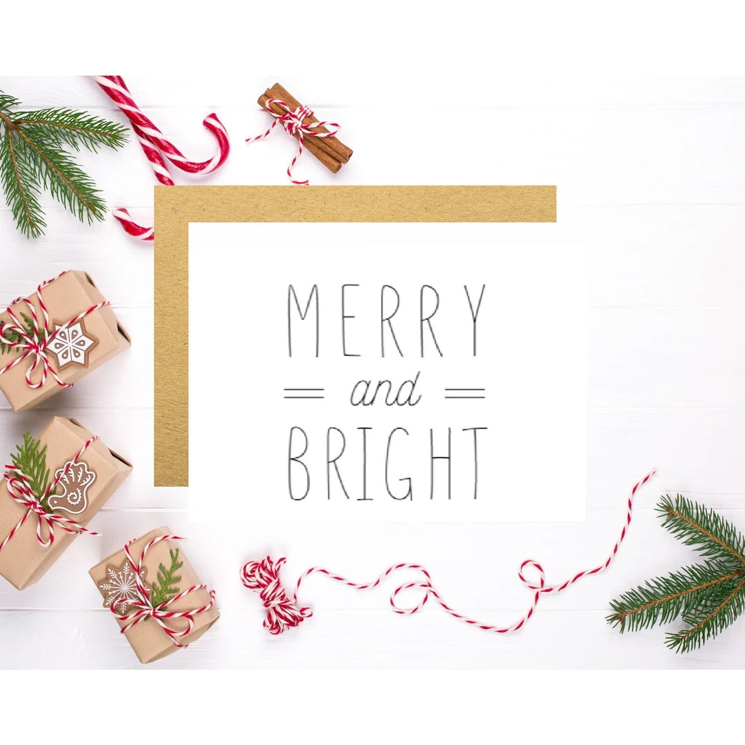 Set of 12 Handmade Christmas Cards FREE SHIPPING | Etsy (US)