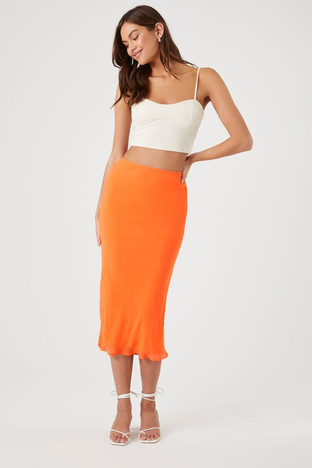 Chiffon Midi Skirt | Forever 21 (US)