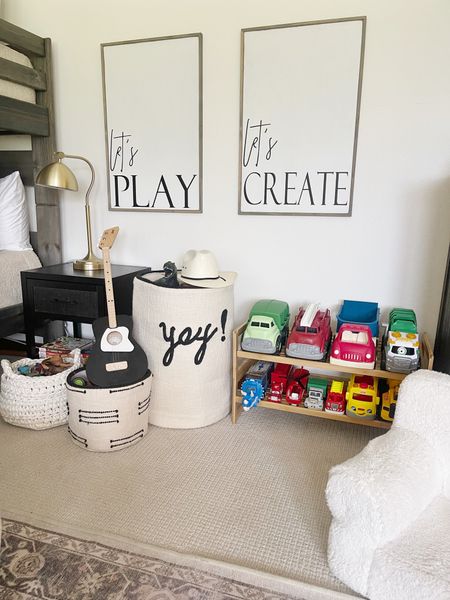 KIDS \ organized playroom! Using baskets and a shoe rack for all the toys👌🏻

Room
Toddler 
Home decor 

#LTKunder50 #LTKhome