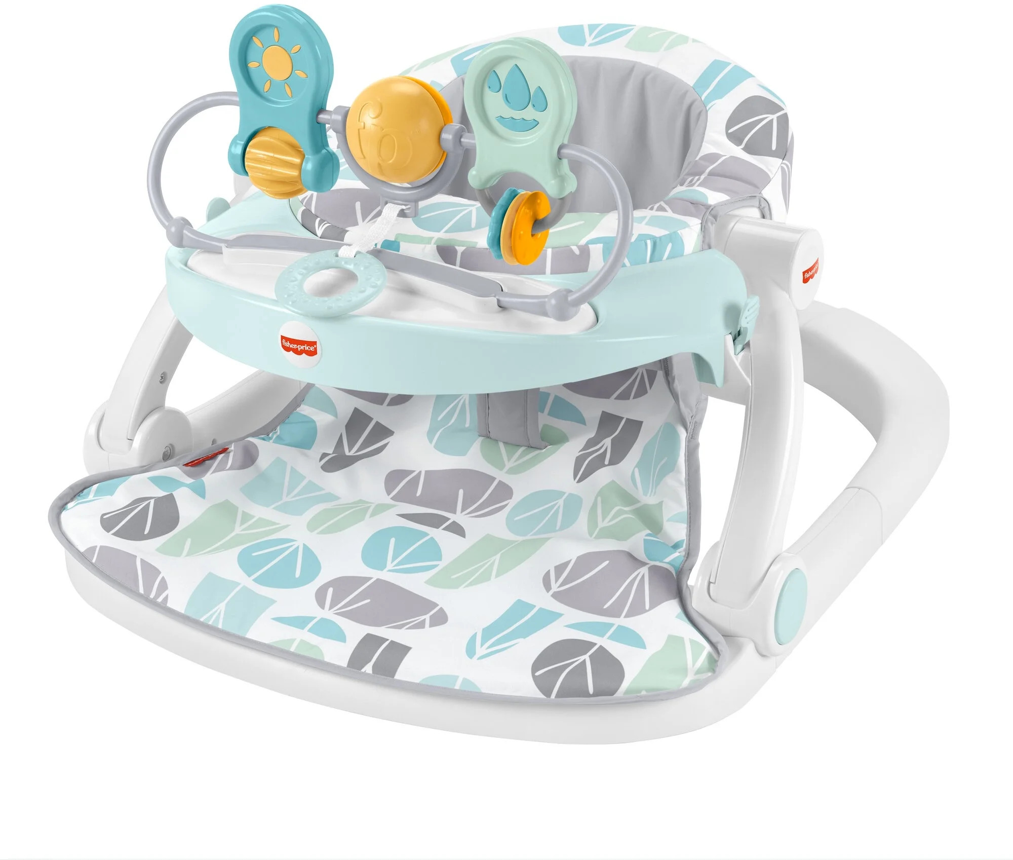Fisher-Price Deluxe Sit-Me-Up Floor Seat Pebble Stream, Baby Chair (Walmart Exclusive) | Walmart (US)
