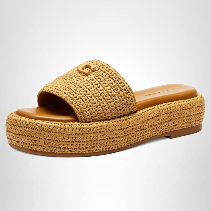 Coach Women's Sculpted C Platform Slides | Amazon (US)