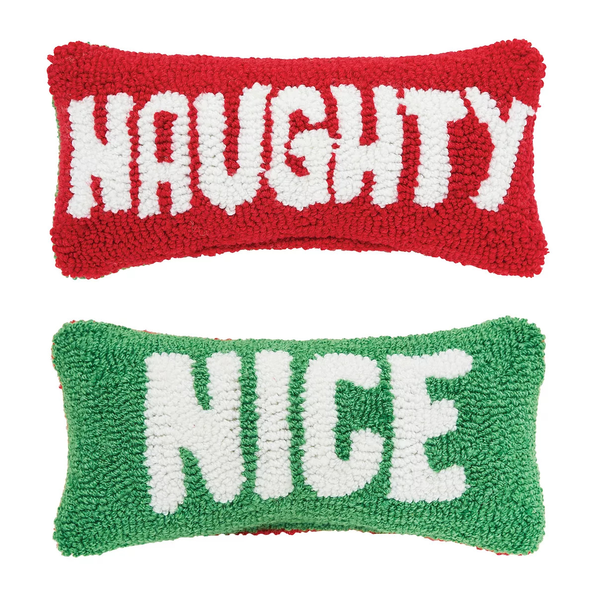 C&F Home Naughty/Nice Reversible Christmas Throw Pillow | Kohl's