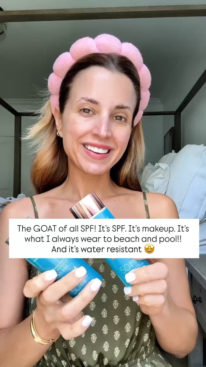 My doctor amended I wear this as a base, whether or not I apply additional make up. In the summertime, I typically will just wear this to the beach in the pool. The coverage is amazing. You can also layer a foundation over it. Colorscience SPF 50 Flex and bronzer! 


#LTKselfcare #LTKBeauty #LTKmorningroutine